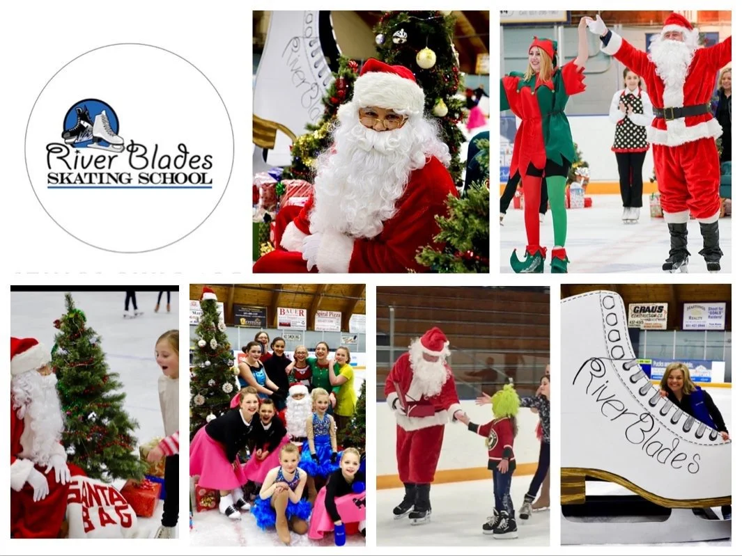 River Blades Skating School 19th Annual Skate with Santa Event Saturday December 14, 2024 @ 6 pm