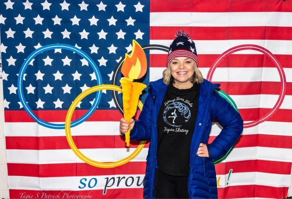  River Blades celebrates the Olympics Saturday, February 14