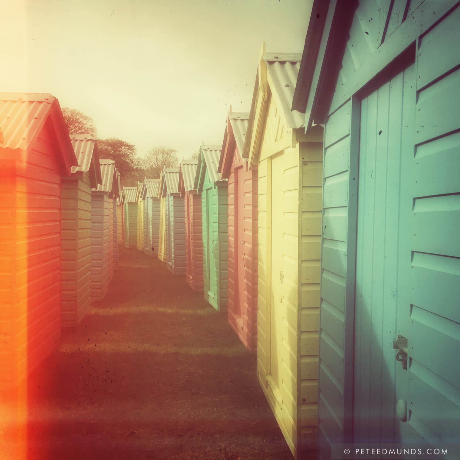 Beach Huts 01B - Retro