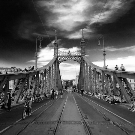 A snap of Liberty Bridge from one of our many walks