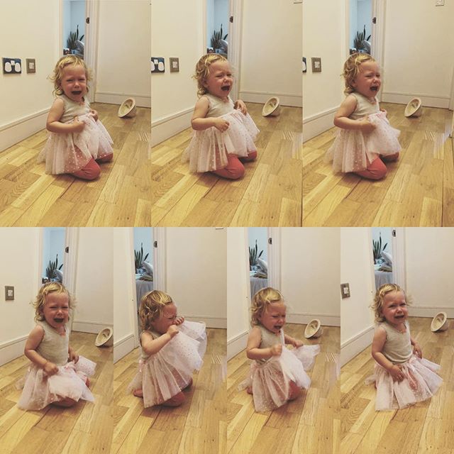 Mila&rsquo;s loving her new tutu. #baby #tutu #dancer #tinydancer