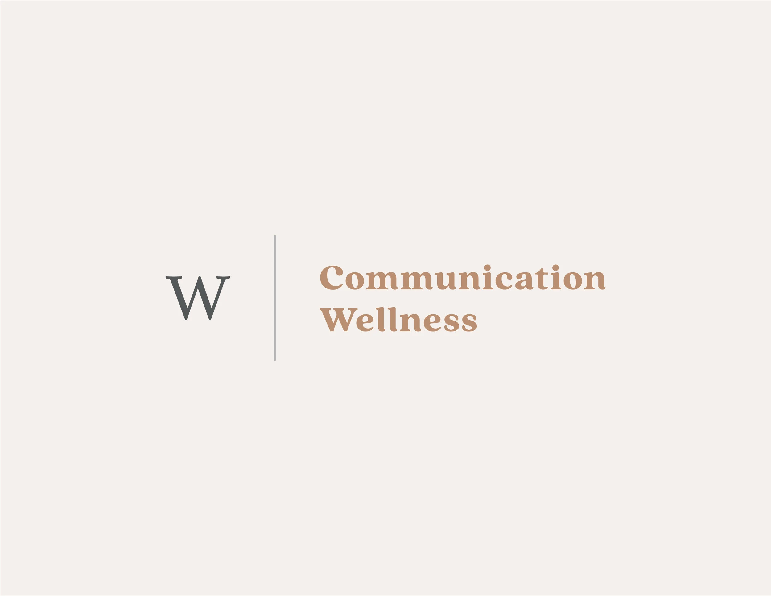  Communication Wellness is the sister company of  WELL SAID  a  Speech Therapy boutique located in Toronto. I was tasked with creating a logo and course thumbnails for this sister company. The client wished to retain some of the branding from  WELL S