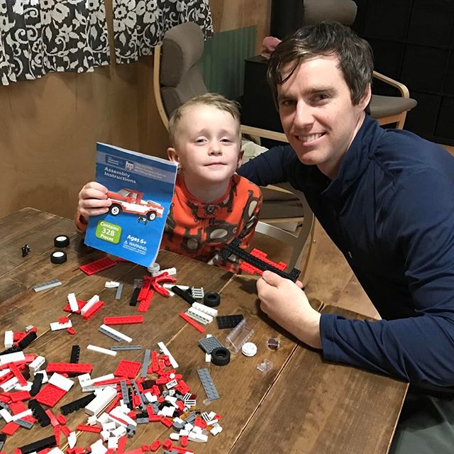 Birthday presents aren't always this cool! Sometimes we have to settle for some cheaply made toys from town...but when you just came back from furlough and can bring Walmart's Sam Walton's truck legos...that's pretty cool!