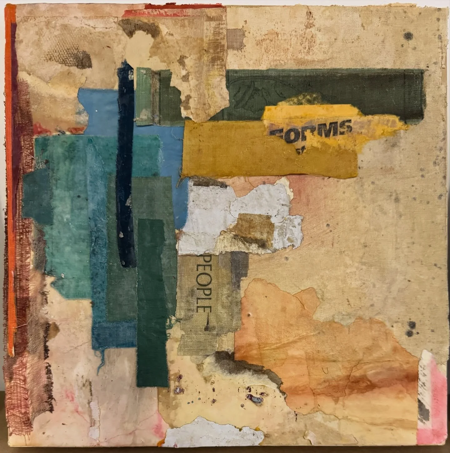 My favorite 12x12&rdquo; from a handful made today. 

#analogcollage #booklinenart #wabisabiart