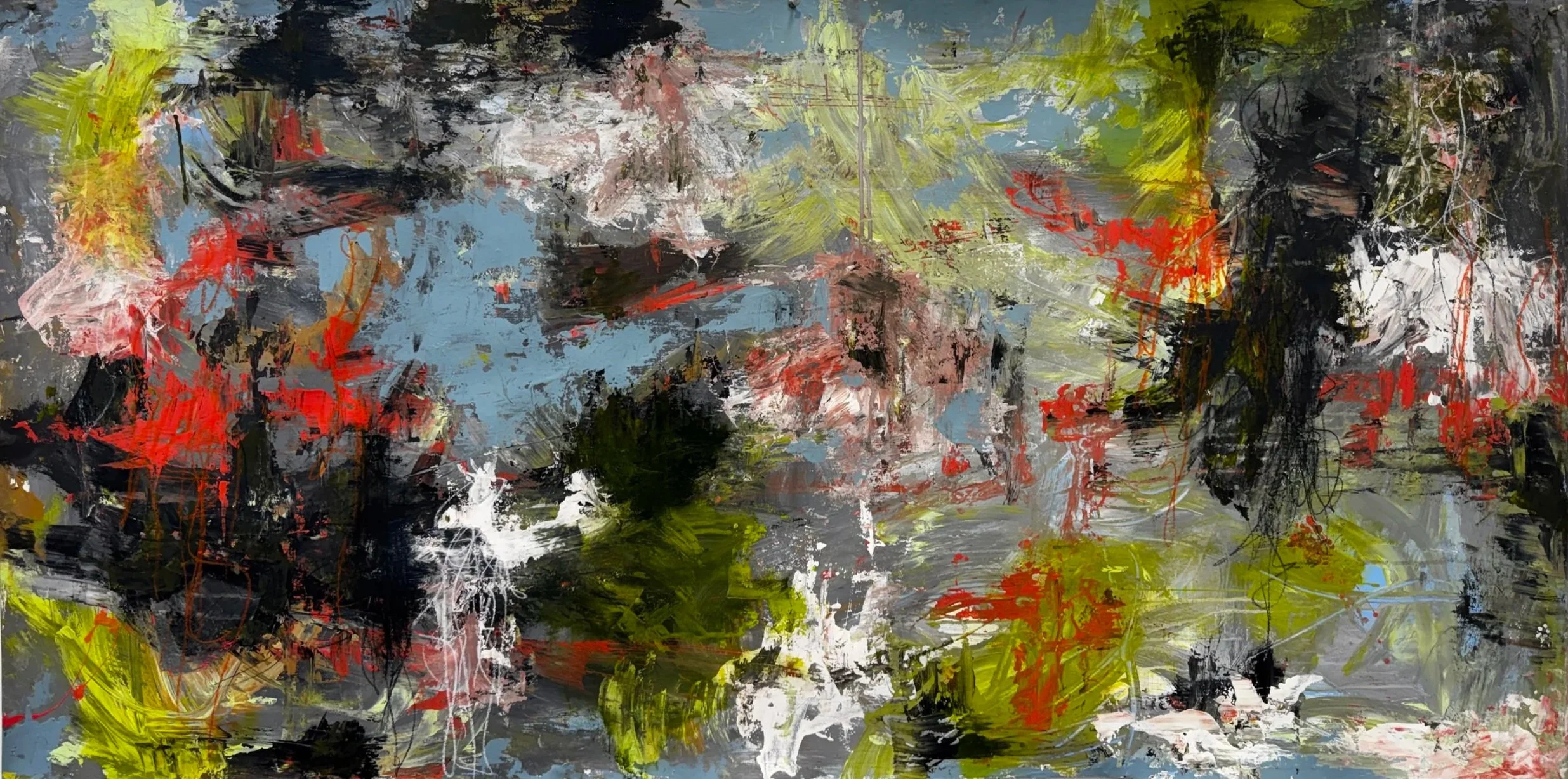 Turbulence, 2026
Acrylic on Paper
35 x 60"