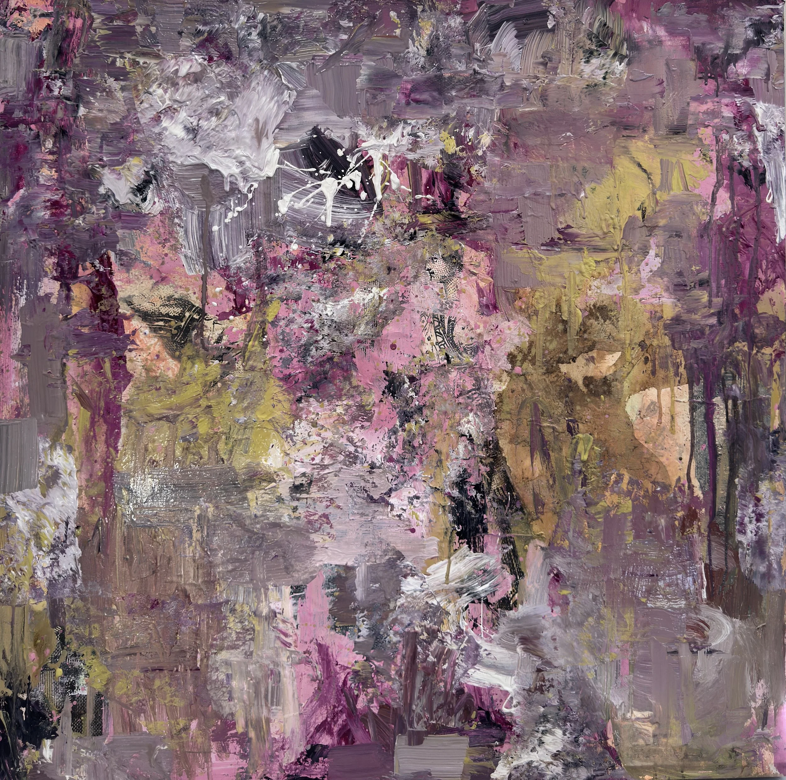 The Fall of the Empire, 2026
Mixed Media, acrylic on panel
36 x36
