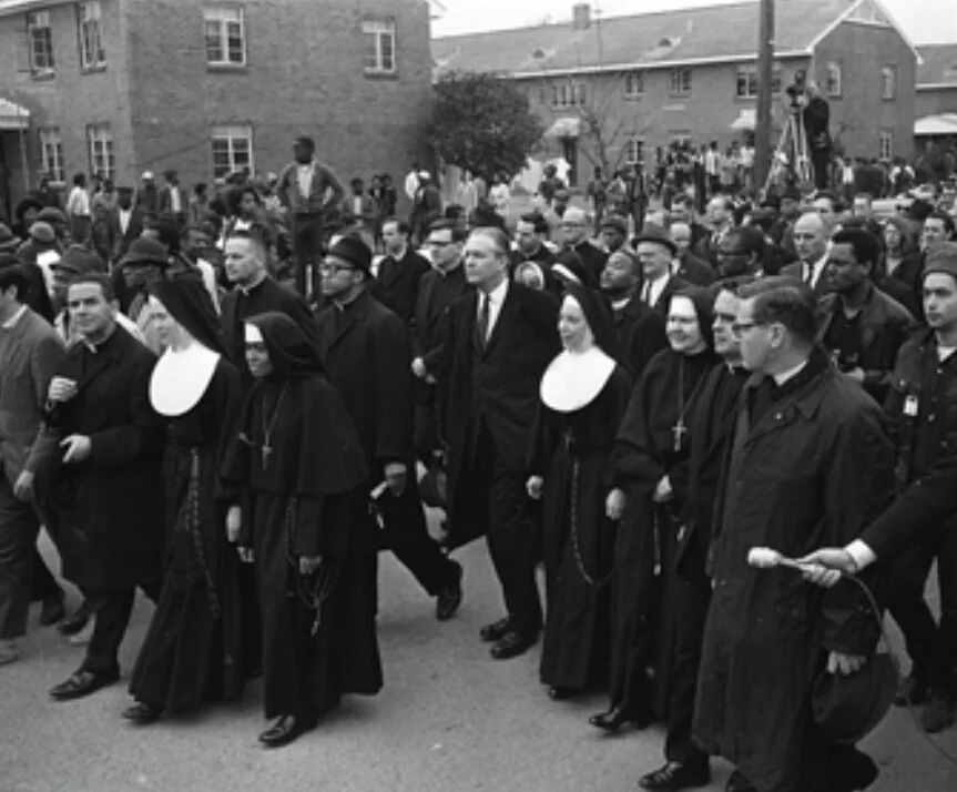 MLK sent out a televised call to all who believed in equal rights and believed that mankind should stand together in unity, as Christian brothers and sisters. People from all over the country, of all races, gathered by the thousands for this monumental march.