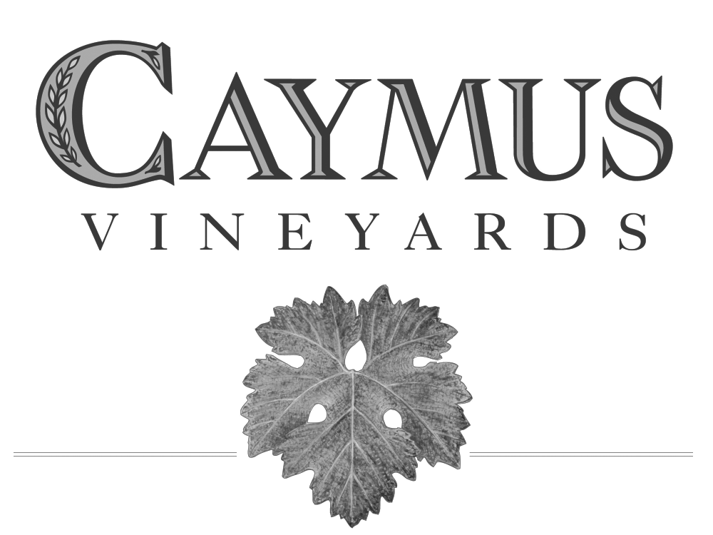 Caymus Vineyards Logo with Leaf.png