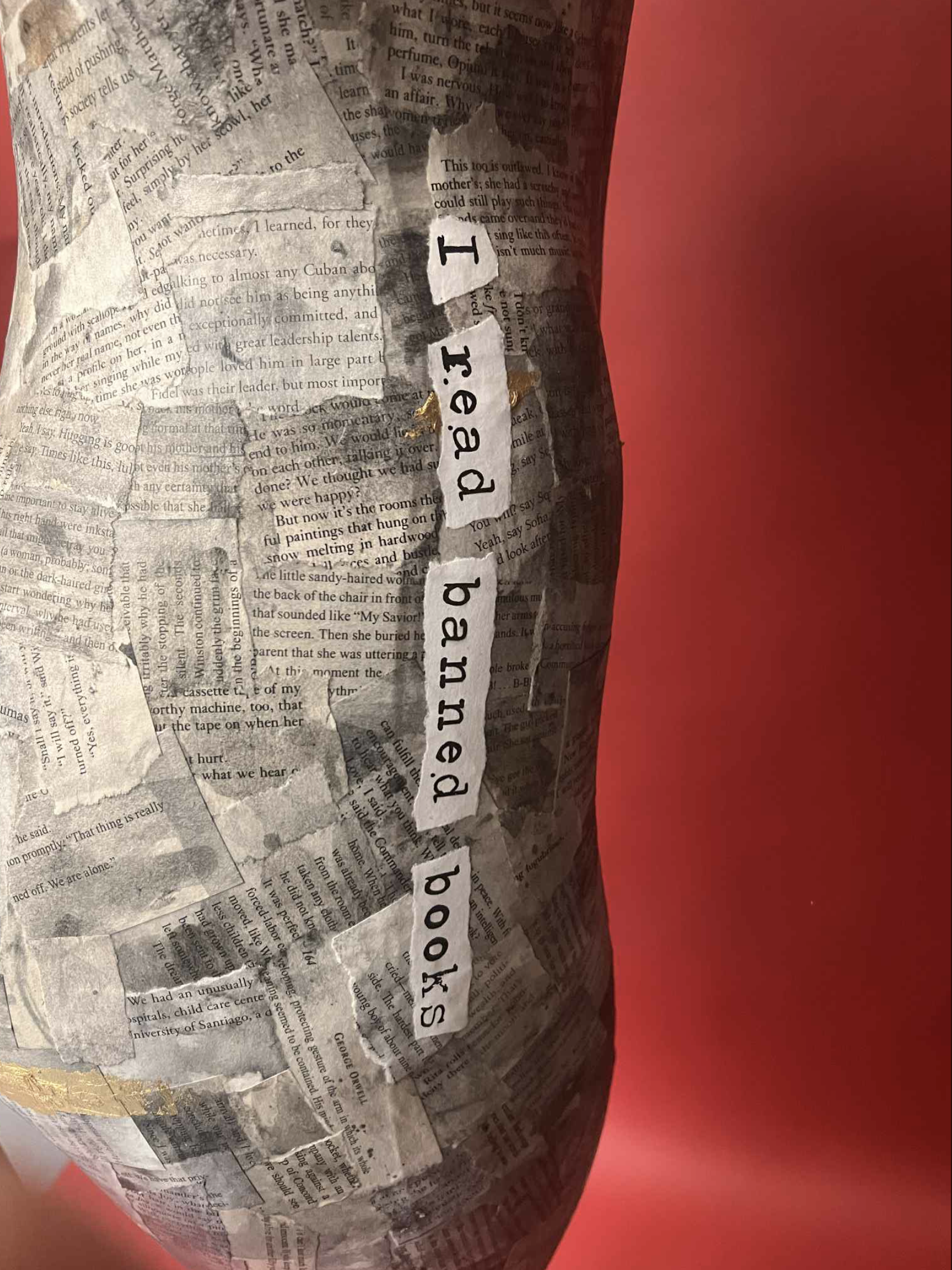 I READ BANNED BOOKS MANNEQUIN • $2,000 • AVAILABLE