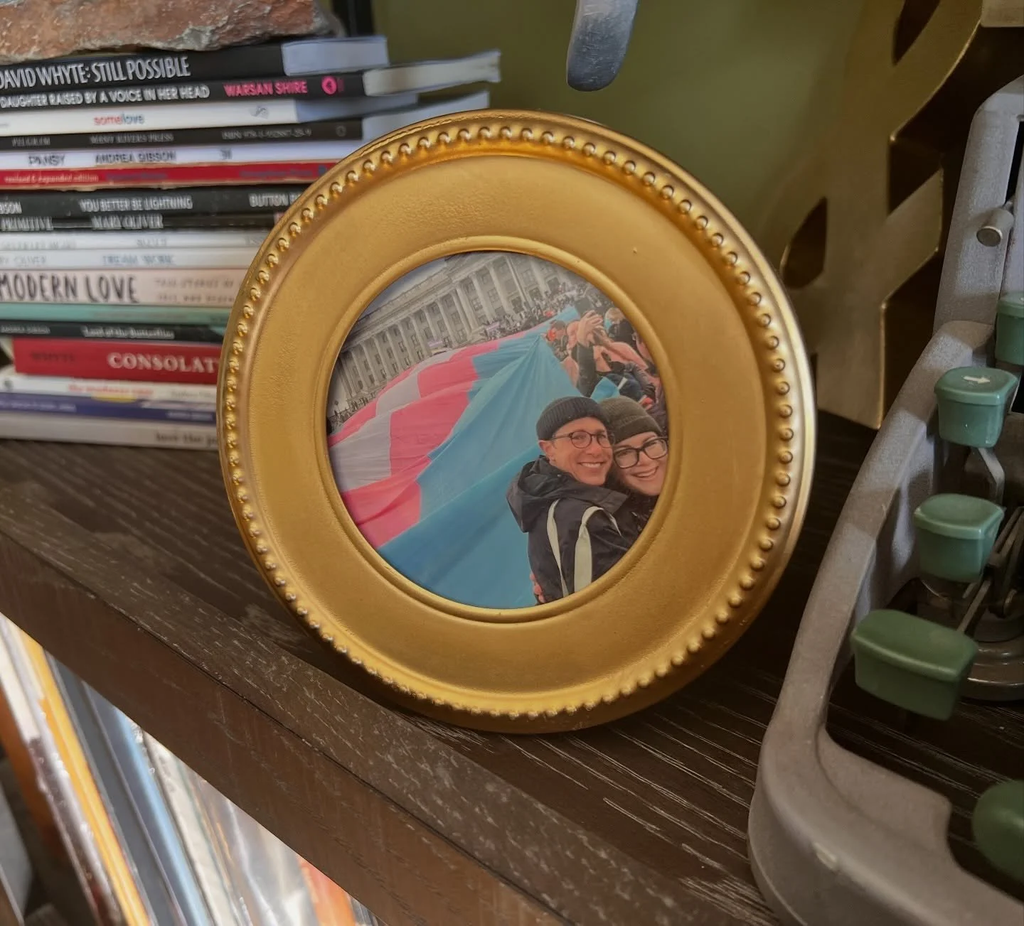 Sunday the 29th we&rsquo;ll be at the Capitol for Trans Day of Visibility.

On a shelf in our home sits a photograph of us carrying the largest trans flag down State Street in Salt Lake City. 

I look at that photo often.

I will never understand why