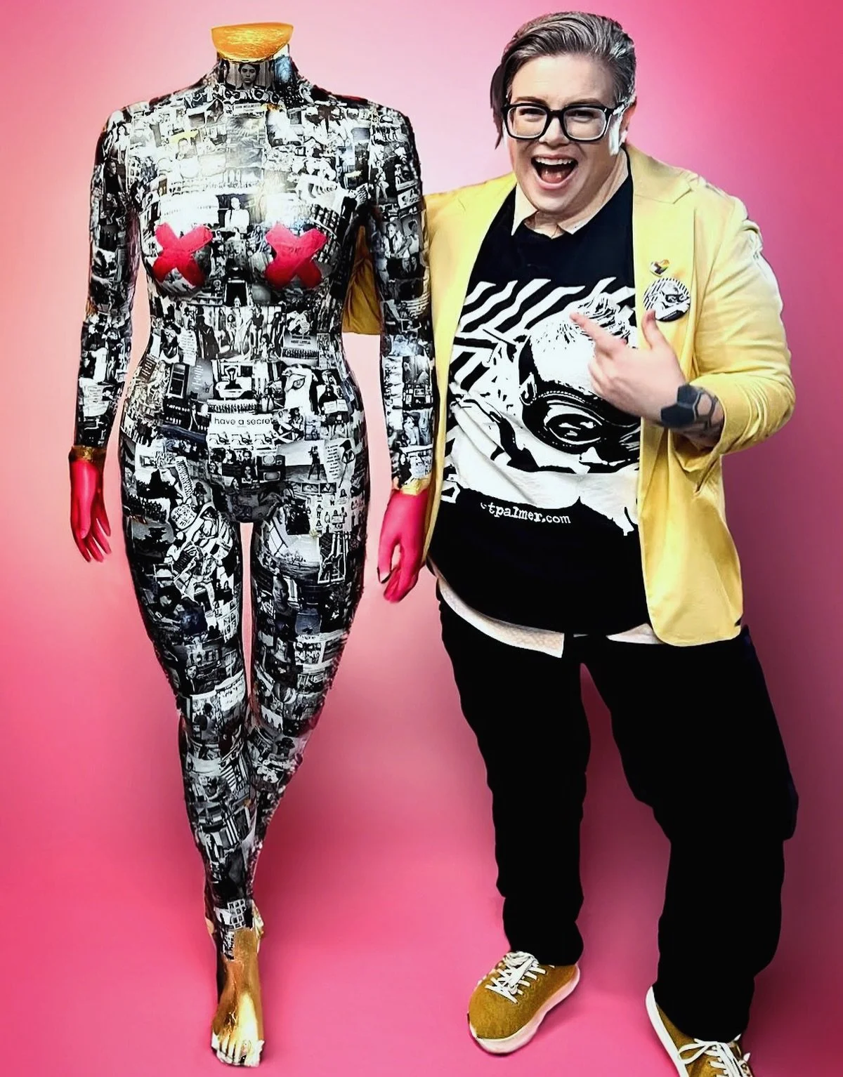 30 Years of Work

A mannequin wrapped in black-and-white photographs from three decades behind the camera.

A body made of images. 1995-2025 
🖤📸 #catpalmerphoto