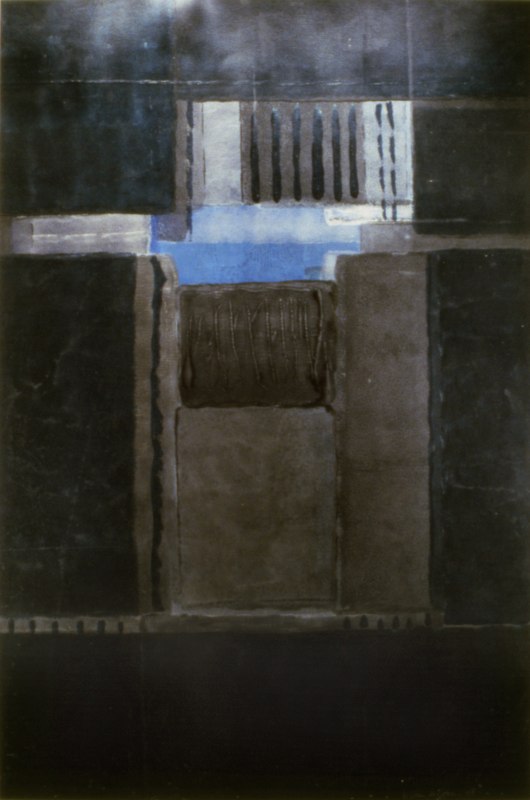 Untitled , 1999 acrylic on paper 67 7/8 " x 47 1/4 "