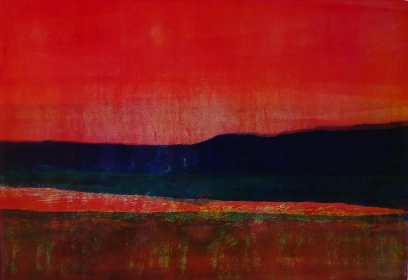 Low Country IV , 2006 monotype 28 1/8 " x 35 7/8 "