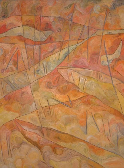 My Memory-Barely Faithful , 2006 oil on canvas 74 1/4 " x 56 1/2 "