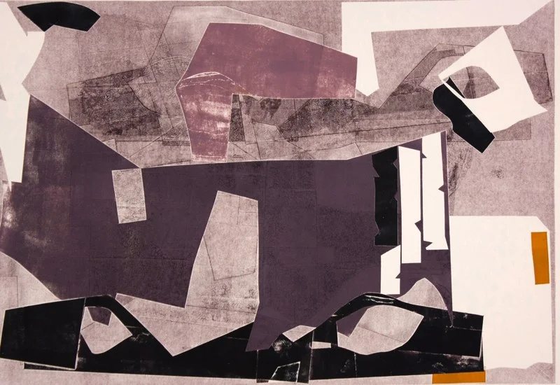 #59, 2011 monoprint 25 1/4" x 33 1/4"