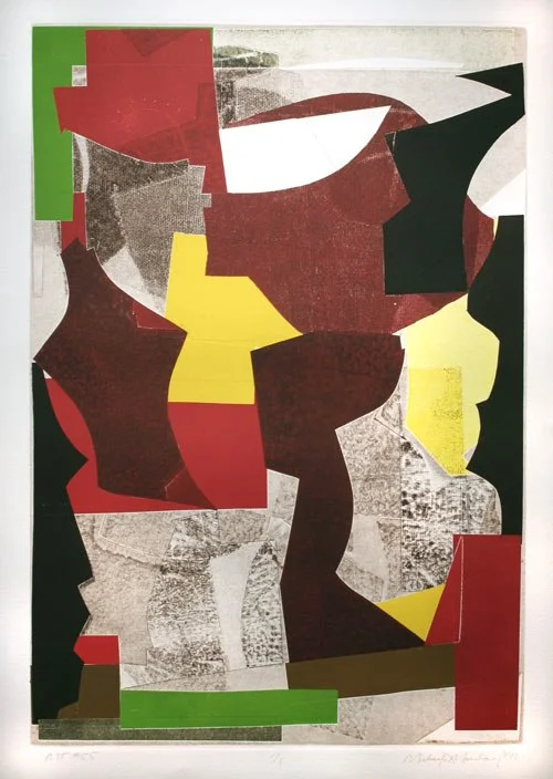 MT #55, 2011 monoprint 29 3/8 " x 21 3/4 "