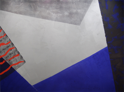 Indigo , 1990 acrylic on canvas 60" x 80"