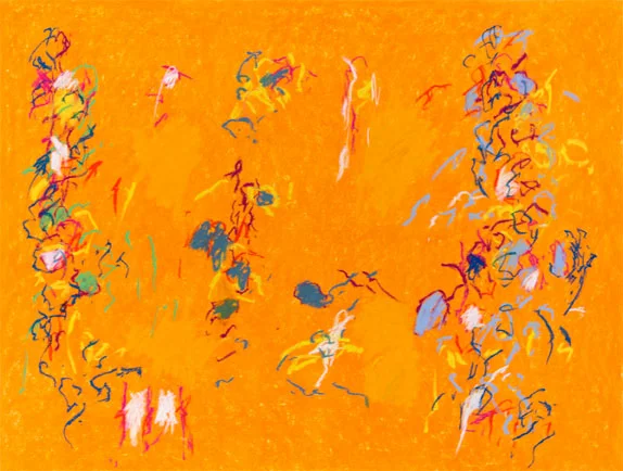 Music Box Suite , 2013 pastel on rag 29 1/2" x 37 1/8"
