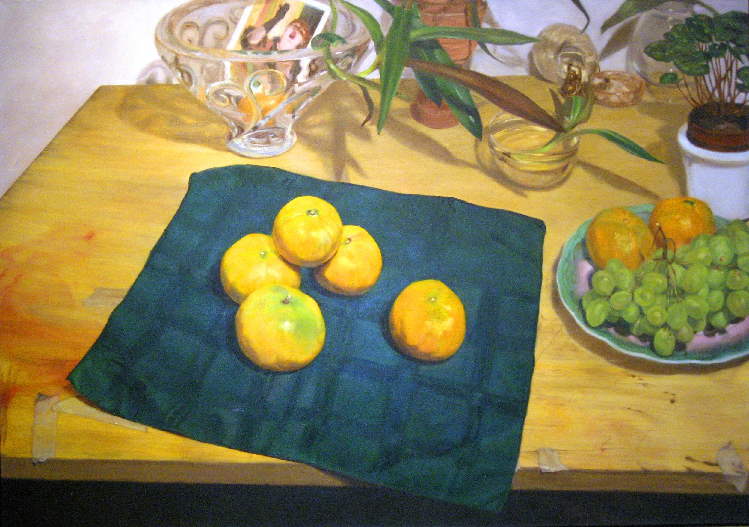 Precarious Order , 2007 oil on canvas 43 5/8" x 61 1/4"
