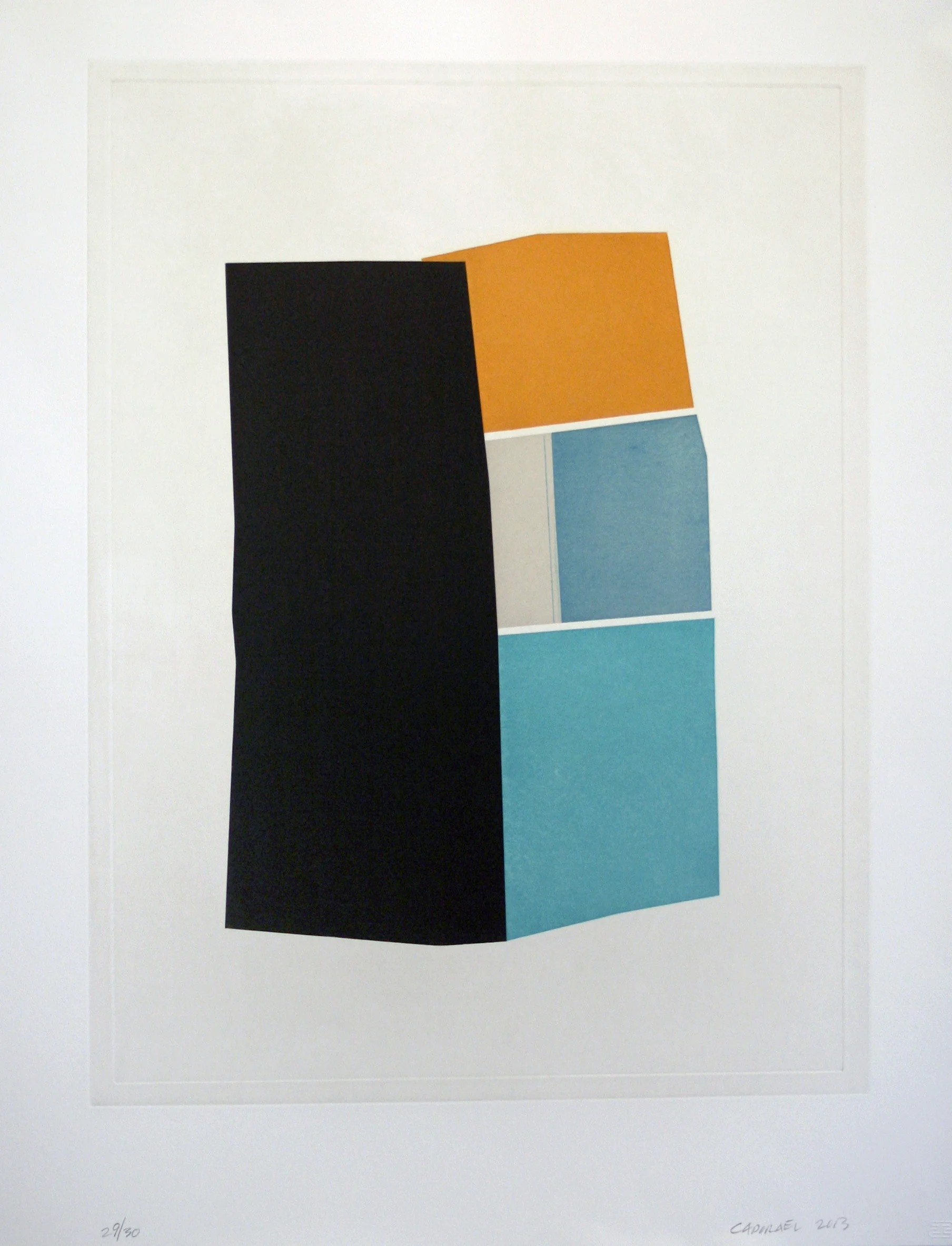 Montpelier, Ohio , 2013 etching, 29/30 24" x 18" (image)