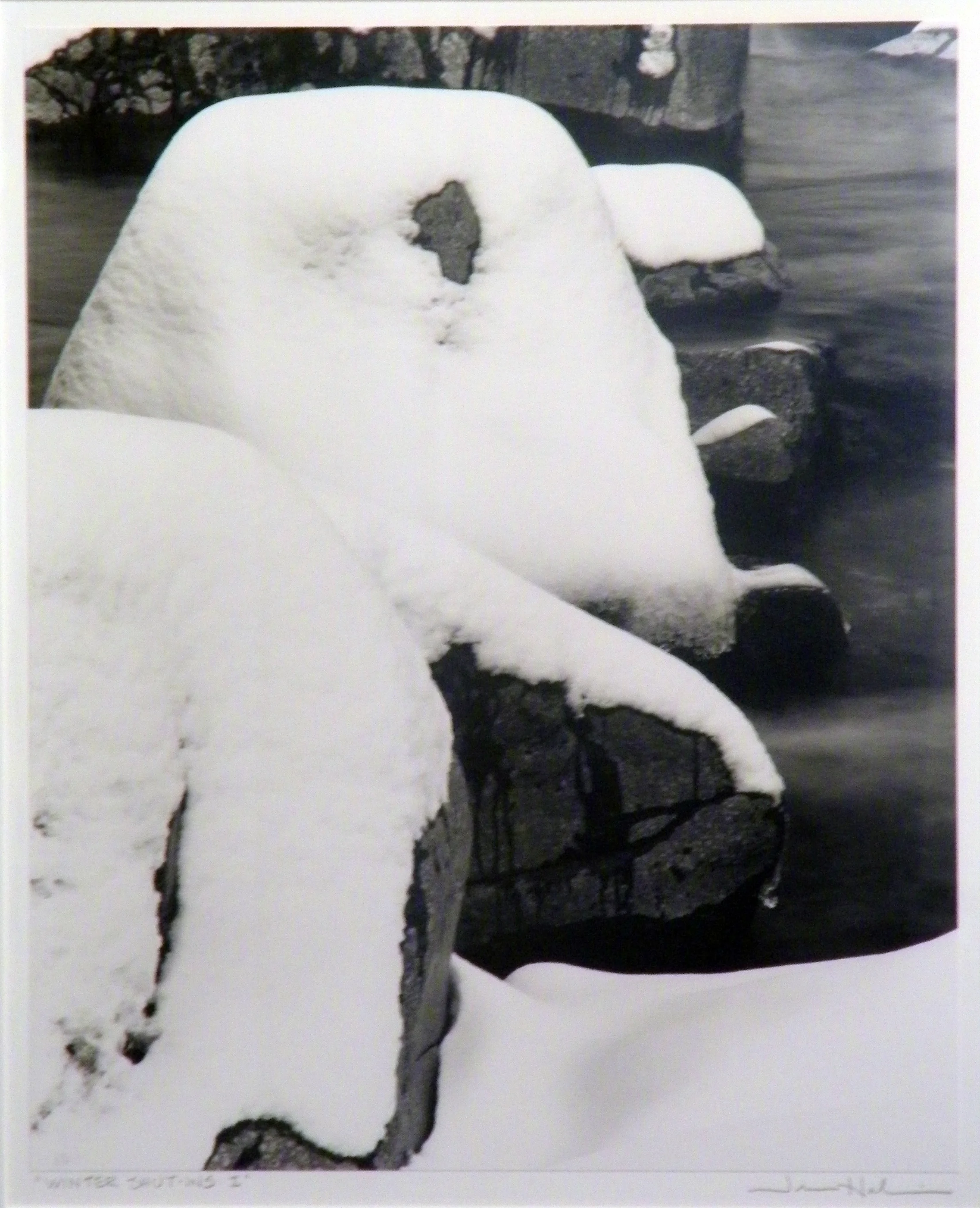 Jerome Hawkins Winter Shut-Ins I , 1995 black and white photo, 1/1 29 1/8" x 25 1/8"