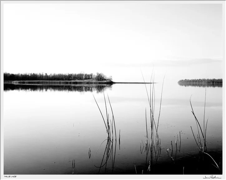 "Mille Lacs," 1999 black and white photograph, print #25 25 1/8" x 29 1/8"