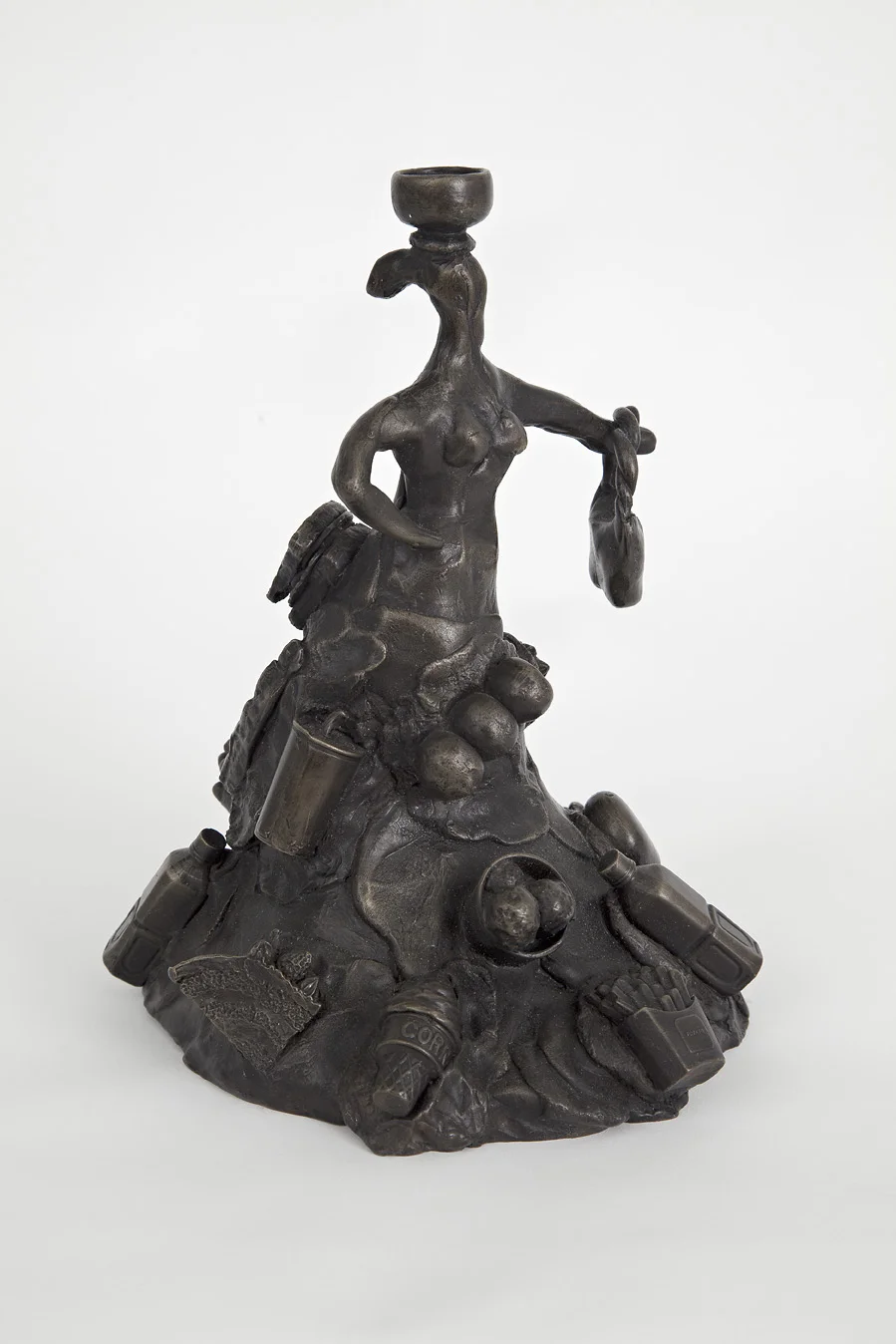 Claudia DeMonte, "Abundance: Food," 2011 bronze, ed. of 3 8 1/2" x 6" x 7"