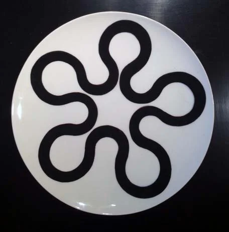 Annette Morriss, "3" 2013 ceramic 10 7/8" diameter