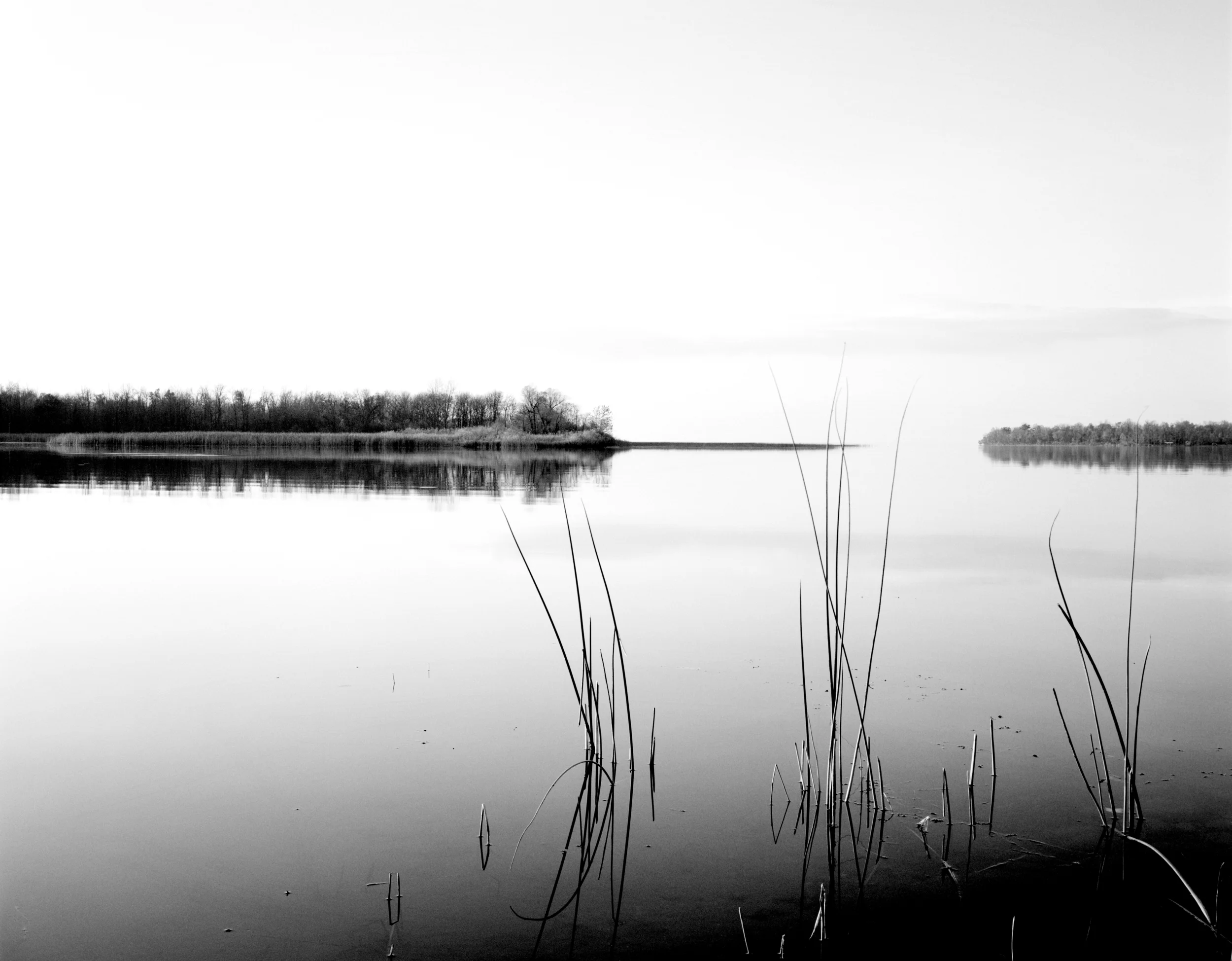 Mille Lacs , 1999 black and white photography 25 1/8" x 29 1/8"