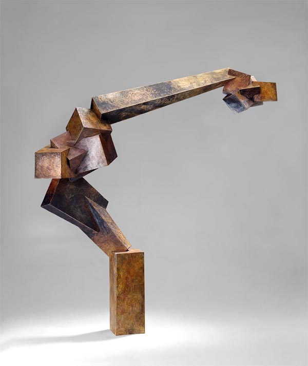 Bruce Beasley, "Foray," 1993 cast bronze, 4/9 31" x 29" x 8"