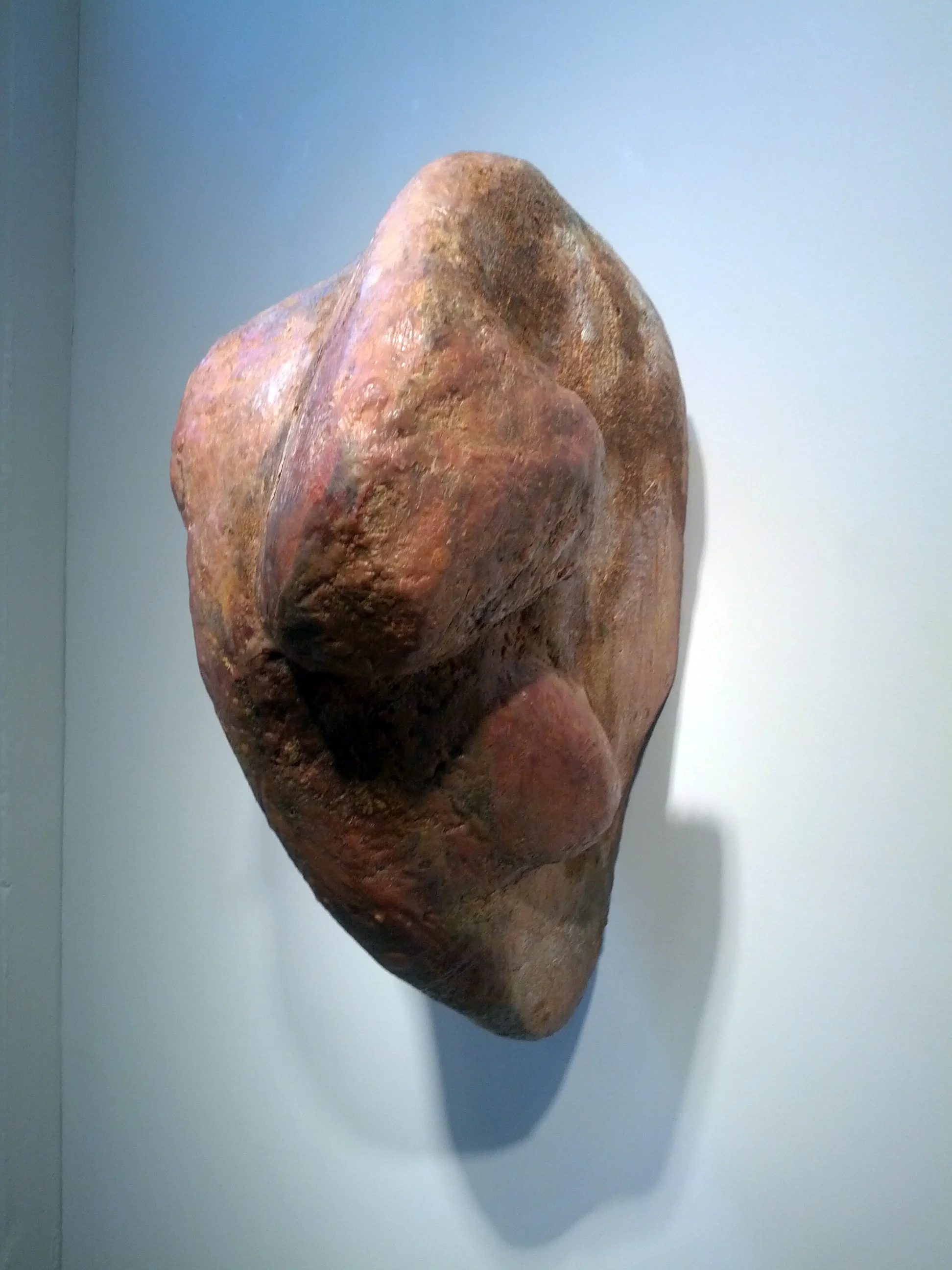 Jane Schneider, "Rune," 1990 wood, wax, epoxy resin, fiberglass 22" x 11" x 18"
