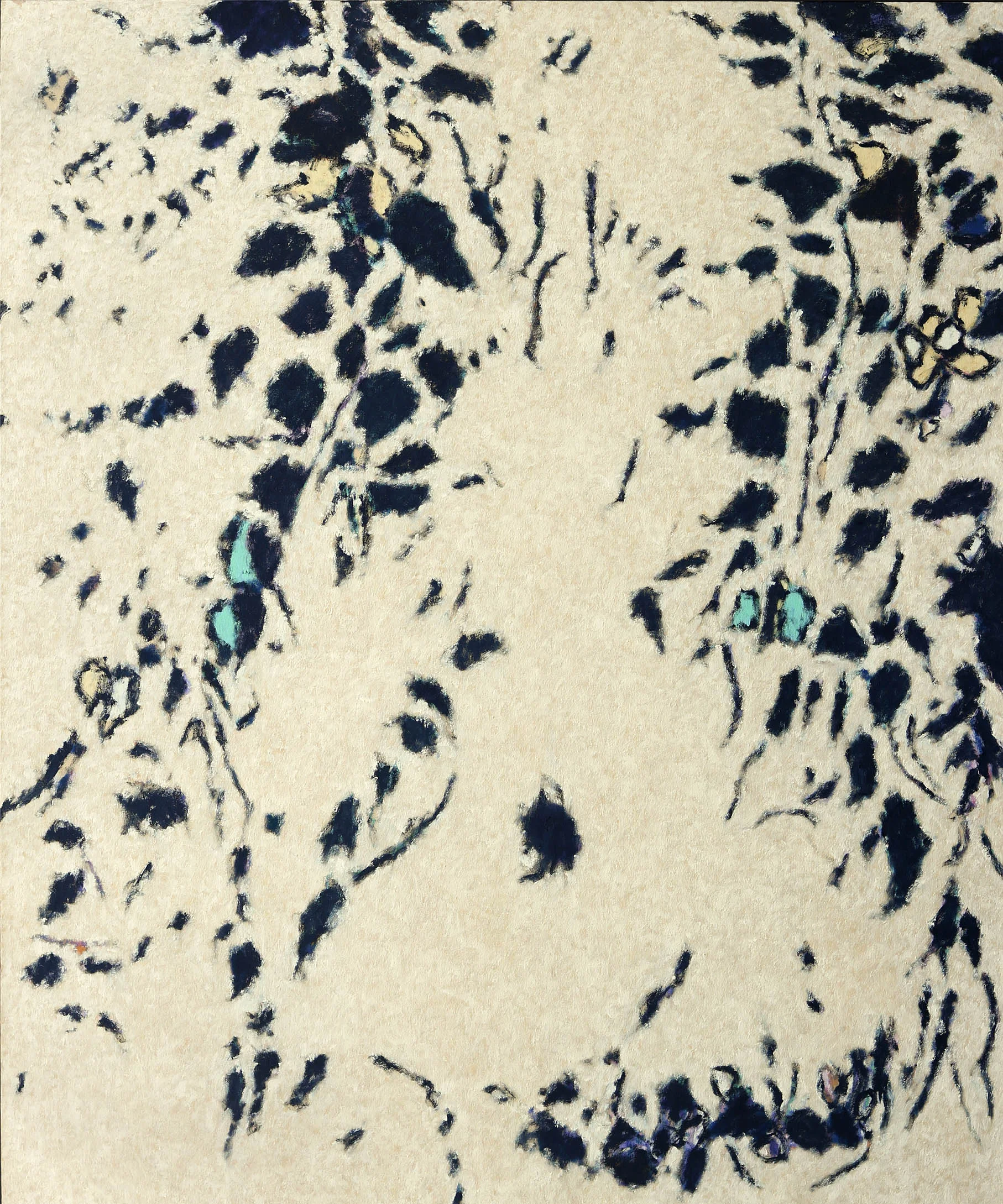 "Le Jardins Chine 2," 2015 oil on canvas 60" x 50"