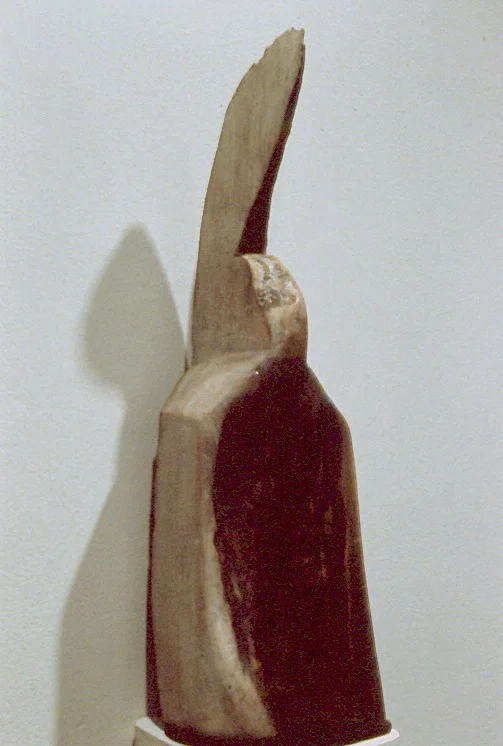 Sister Ann , 1995 wood and mixed media 18 3/4 " x 4" x 5"