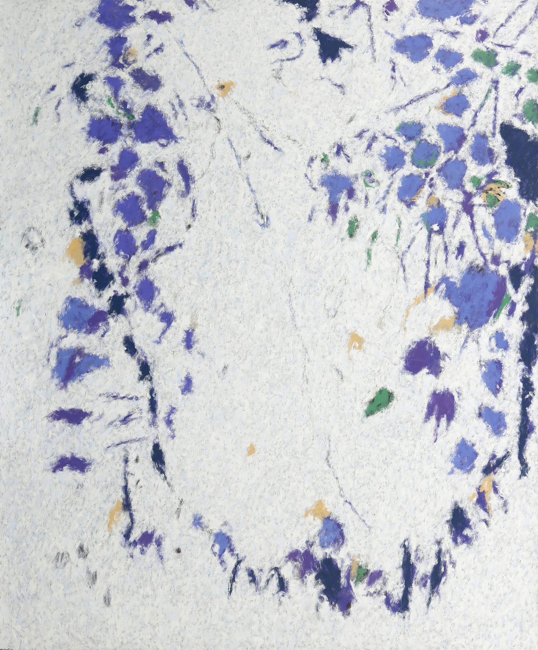 Fredrick Nelson, "Le Jardins De Chine 1," 2014 oil on canvas 62" x 52 1/2"