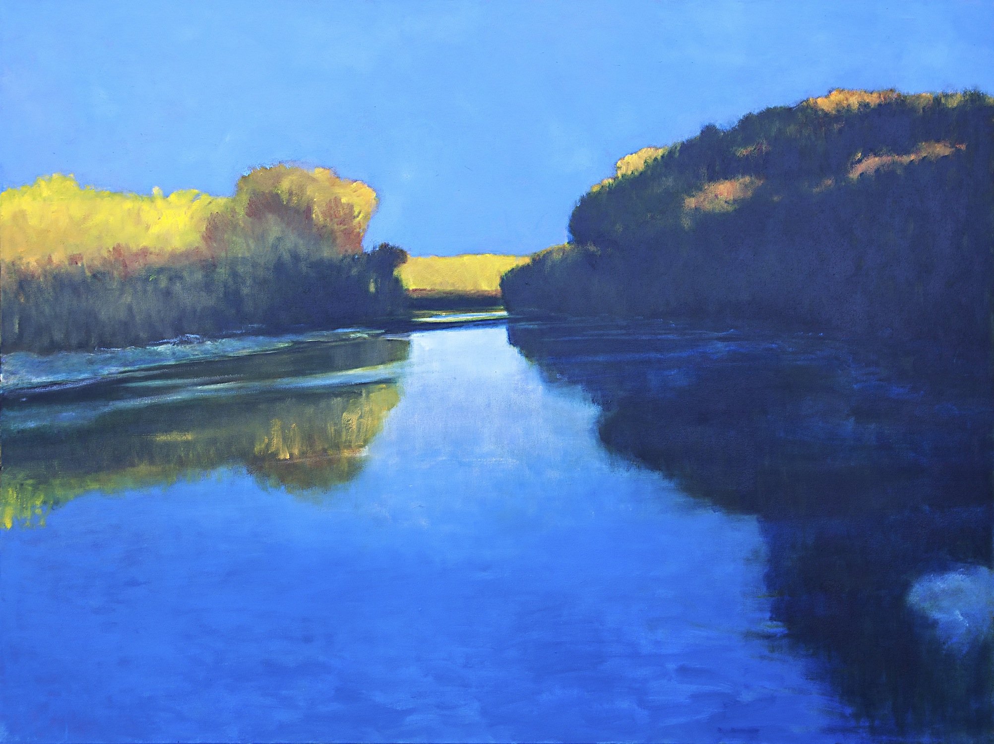 "Elkhorn Sunset," 2016 oil on linen 37" x 49"