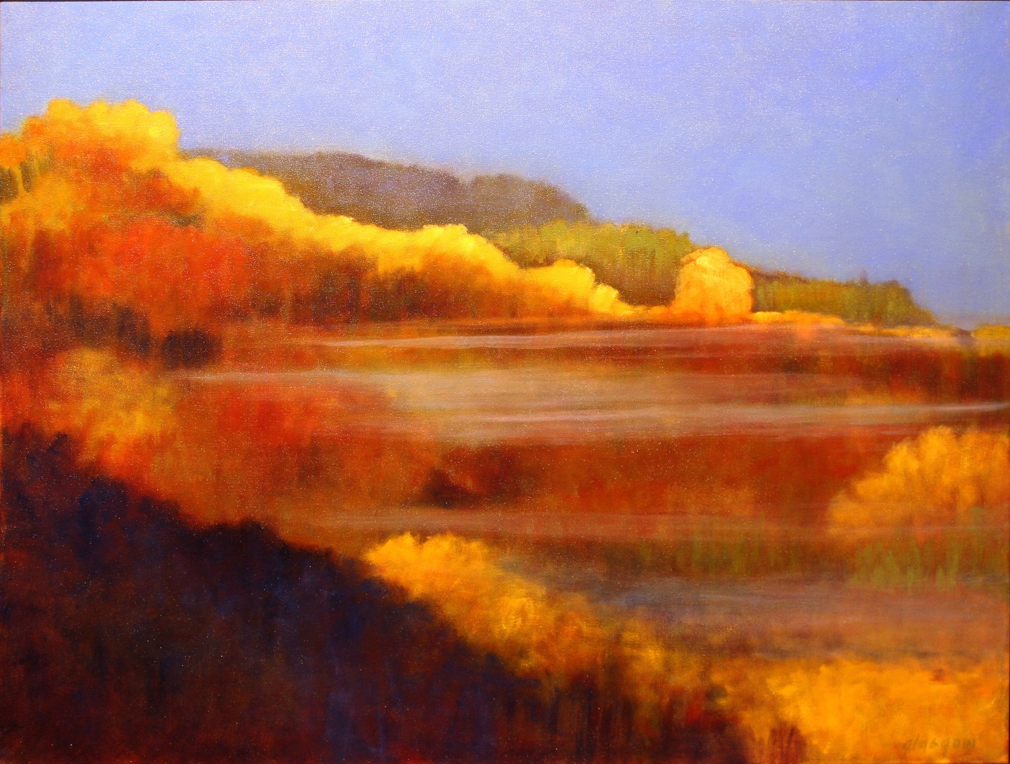 "Mountain Mist," 2016 oil on canvas 31" x 41"