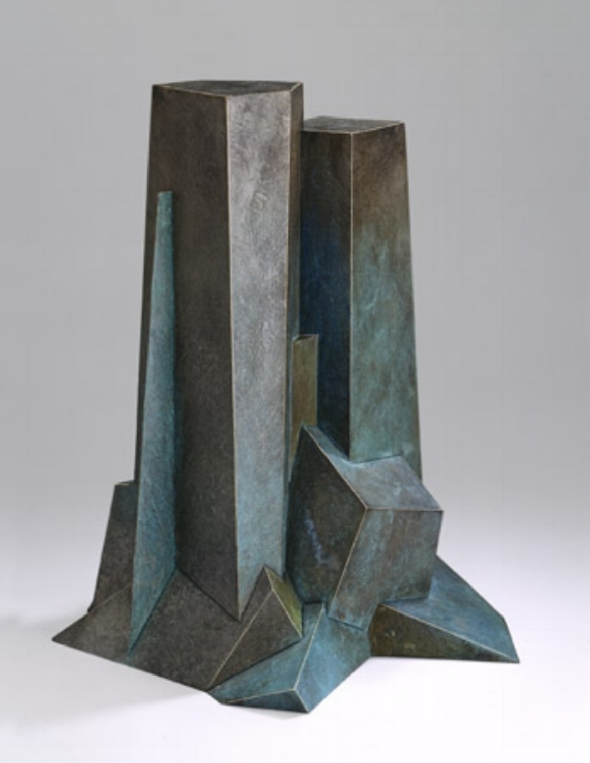  Bruce Beasley,&nbsp; Upthrust , 1993, cast bronze with patina 4/9, 19 x 16 x 13 
