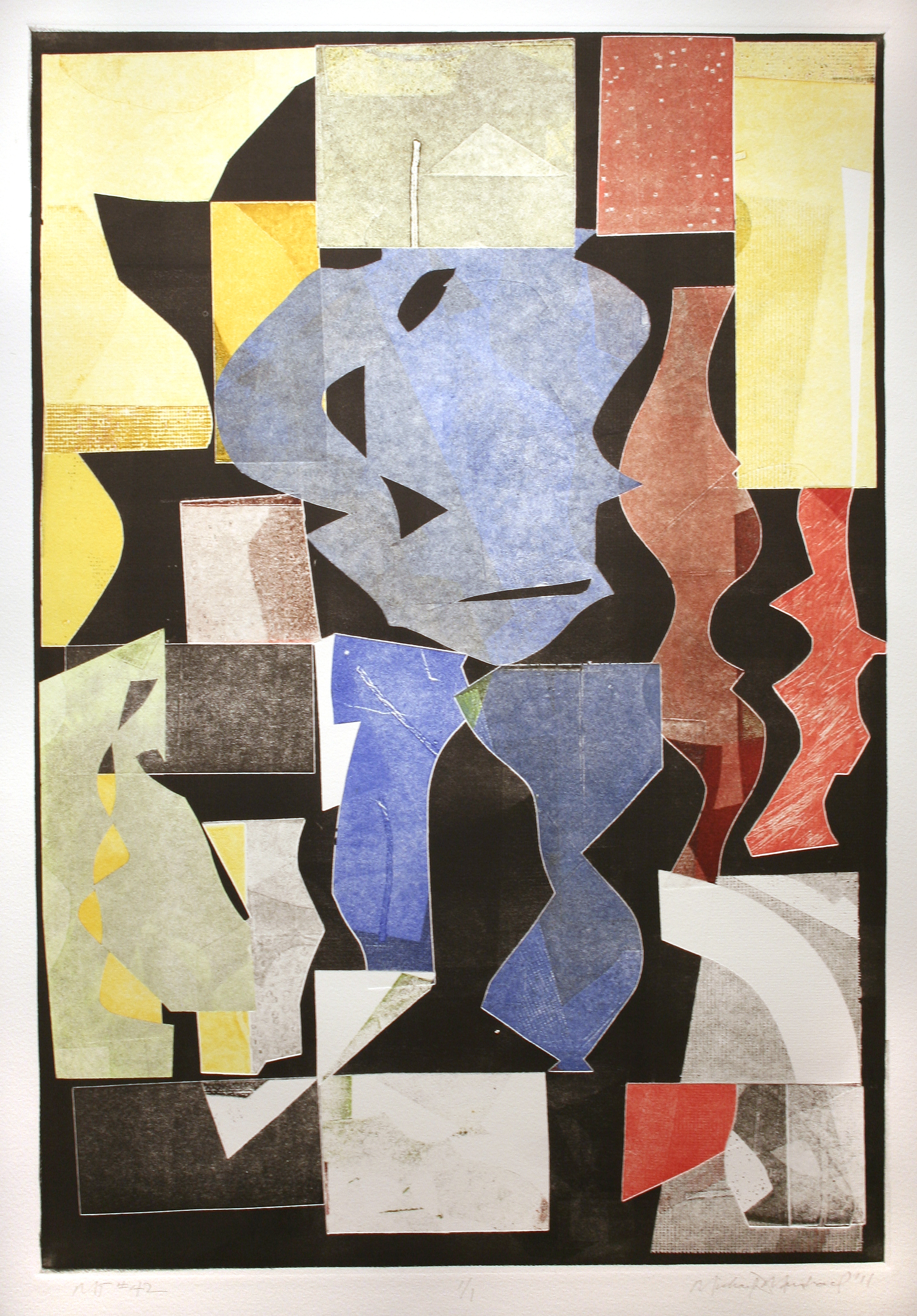 Michael Marshall (BIO) , MT #42 , 2011, mono print, 33" x 25"