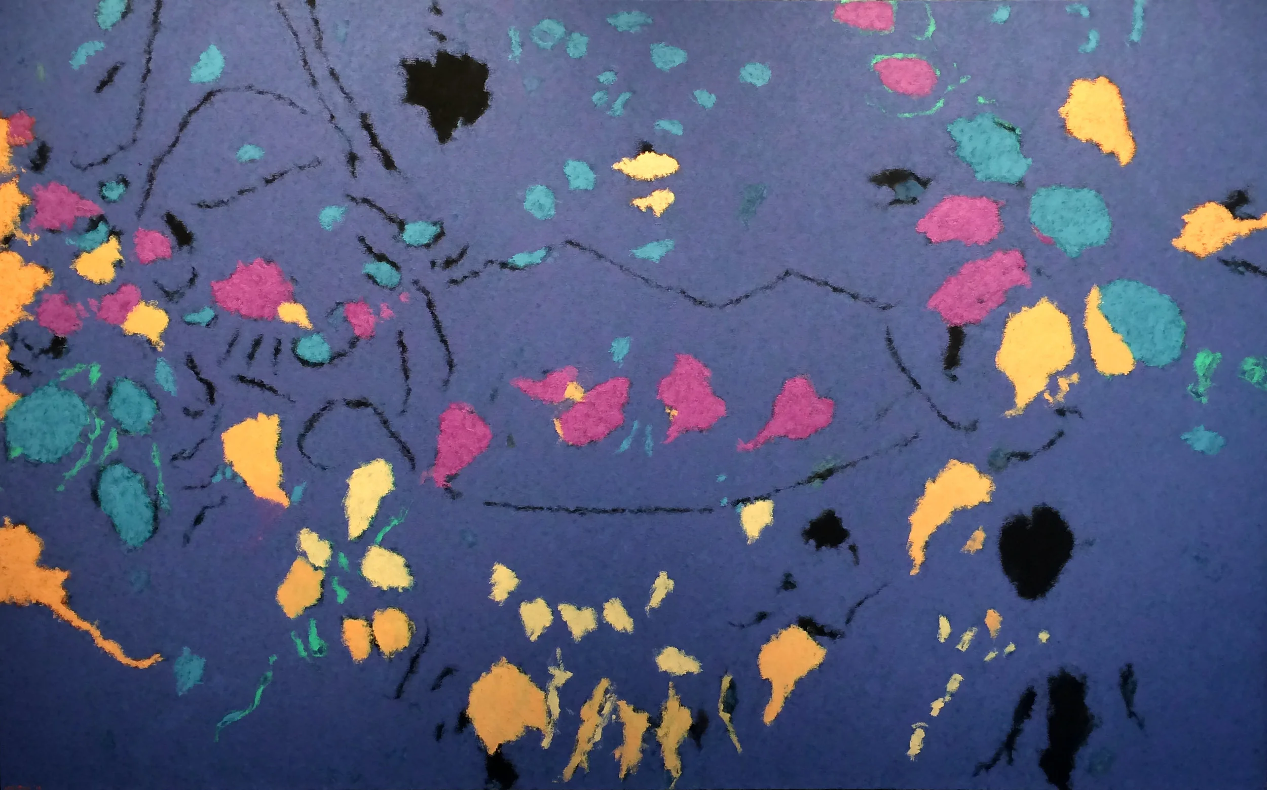 Landscape Serenade , 2016, oil on canvas, 39 3/8" x 62"