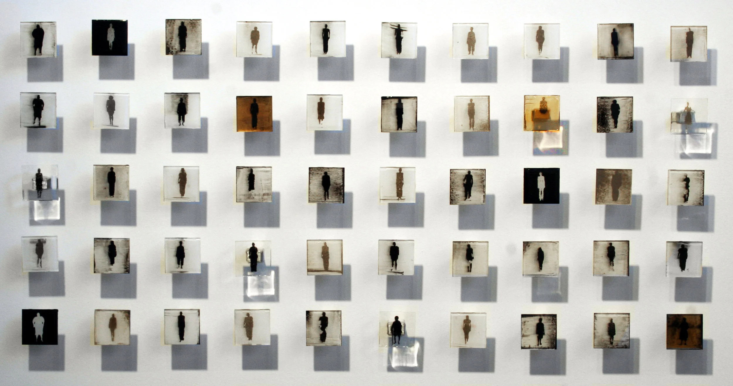 Ruby Rumié (BIO) , 5970 , 2012, lacquer paint on acrylic and resin, 16 3/4" x 33"