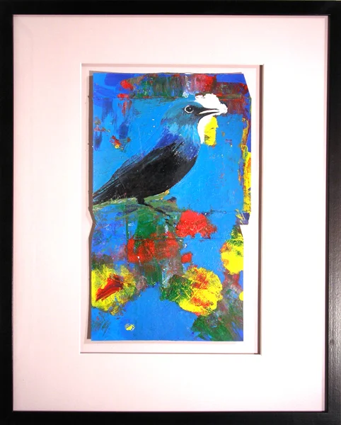 Salveson, Doug (BIO) Boxtop Bird IV, 2006 collage and acrylic on cardboard 21 1/8" x 17"