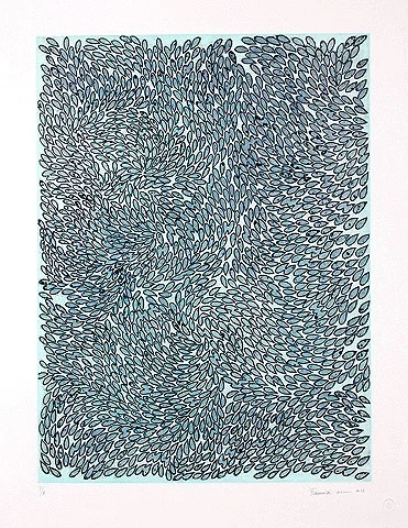 FRANCISCA SUTIL “MUTE 26,” 2013 ed 2/20 etching on Hahnemuhle paper, sugar lift 40” x 31 1/2”