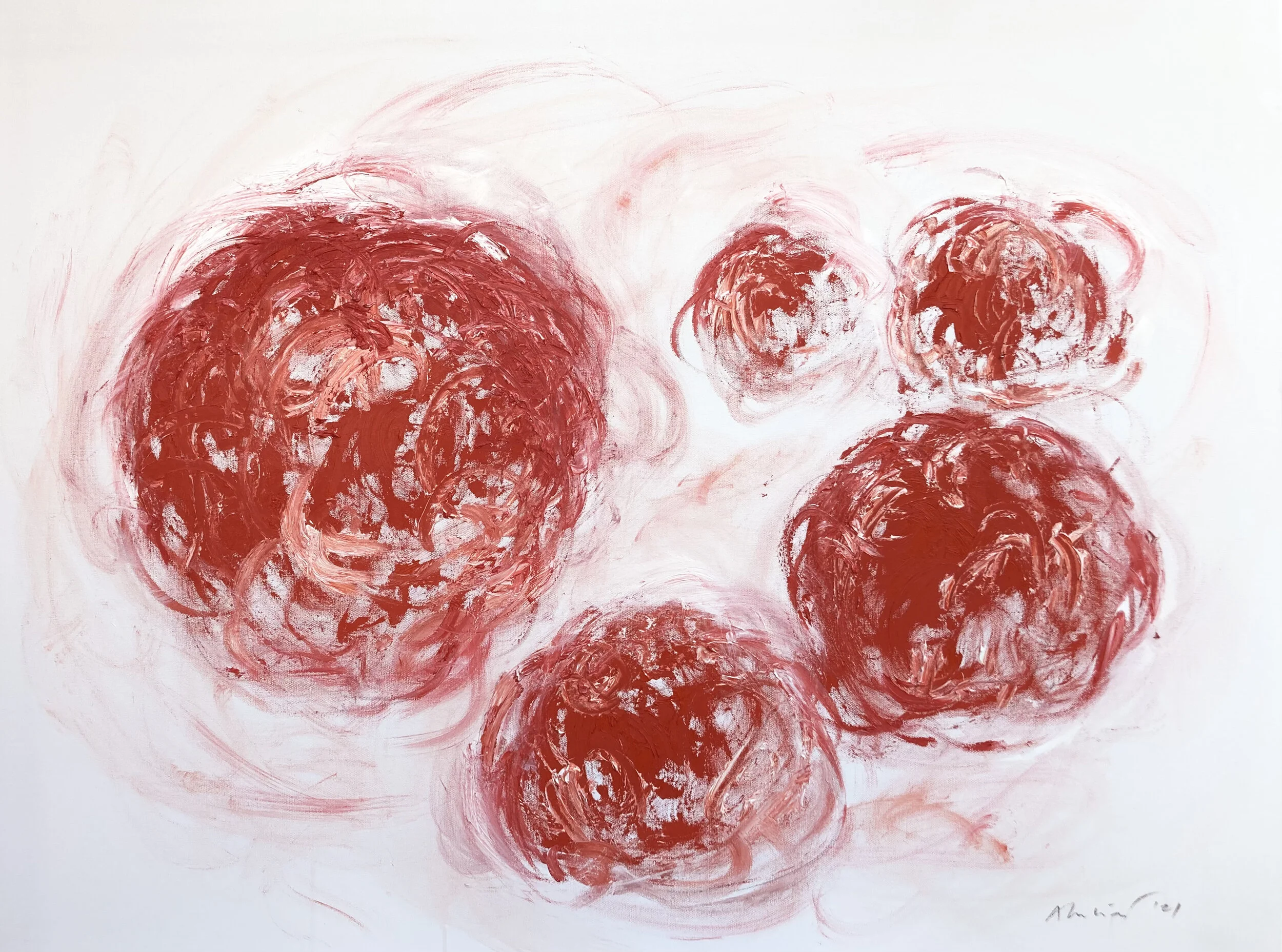 Adrian Luchini, “The British Garden,” 2021, oil on canvas, 37 3/8” x 49 3/8”