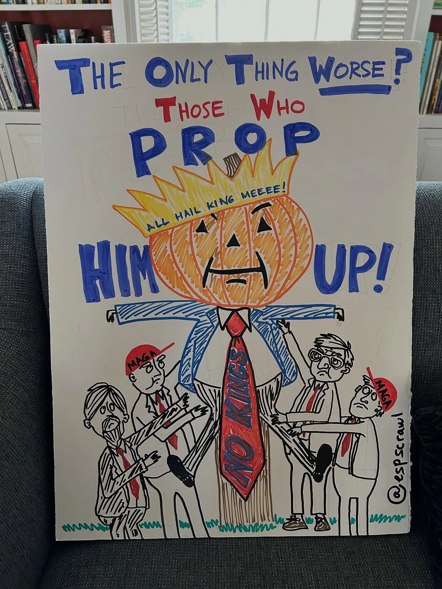 No Kings DC 10/18/25 - a few of the gazillion excellent signs.