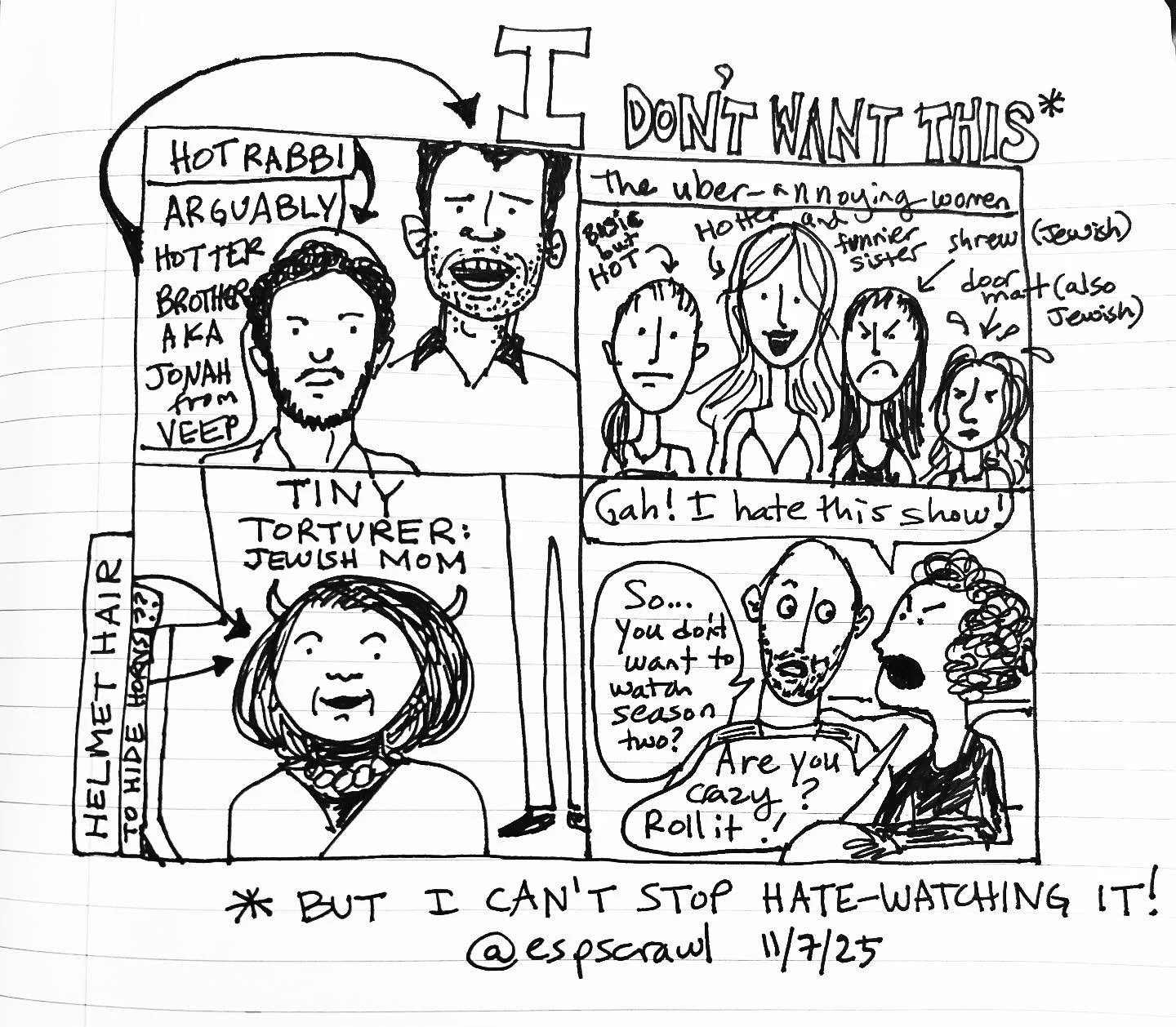 Anyone else being driven crazy by the offensive stereotypes, one-dimensional characters, and terrible writing&hellip; yet unable to stop tuning in for more?!?! #askingforafriend #nobodywantsthis