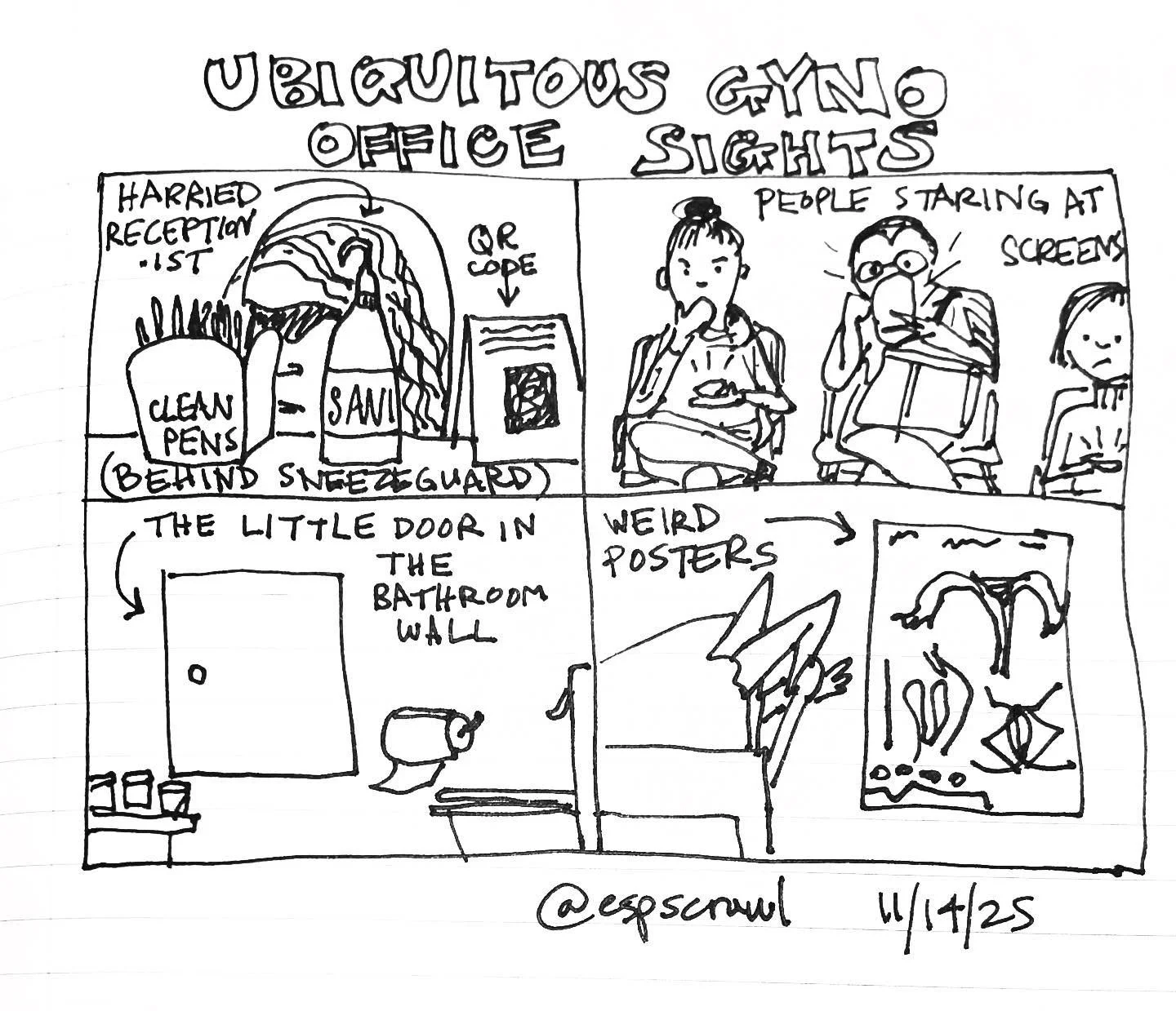 I gotta say, I was at the dermatologist today and the posters were EVEN WEIRDER. #doctorsoffice