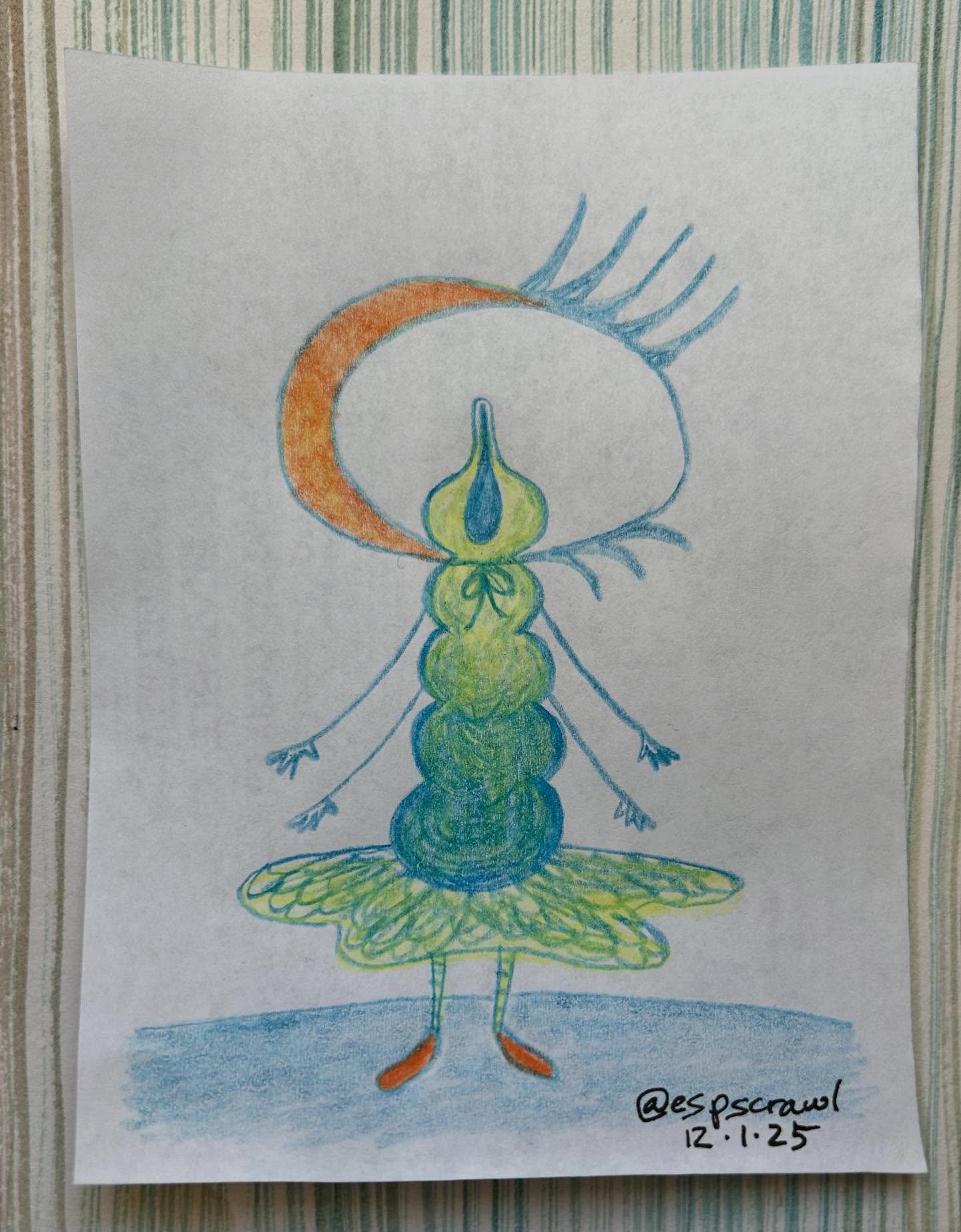 Your assignment: take a few - or a lot of - minutes and draw something today. And tomorrow. And every day. Let @artpedagogy inspire you via #abstractadvent2025 and share (or don&rsquo;t). Just do it.