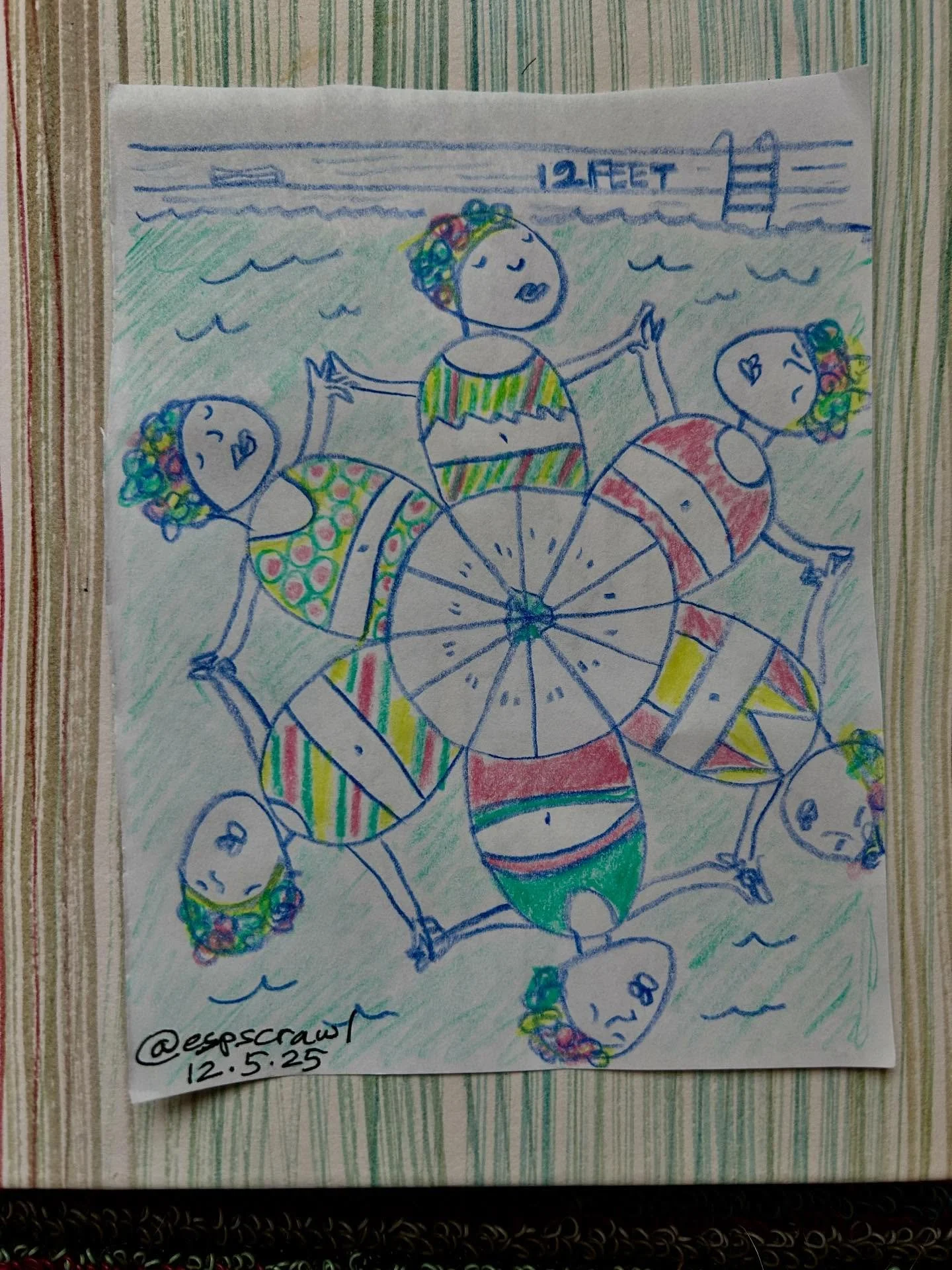 Really enjoying #abstractadvent2025! Not too late to join us - take the plunge. @artpedagogy