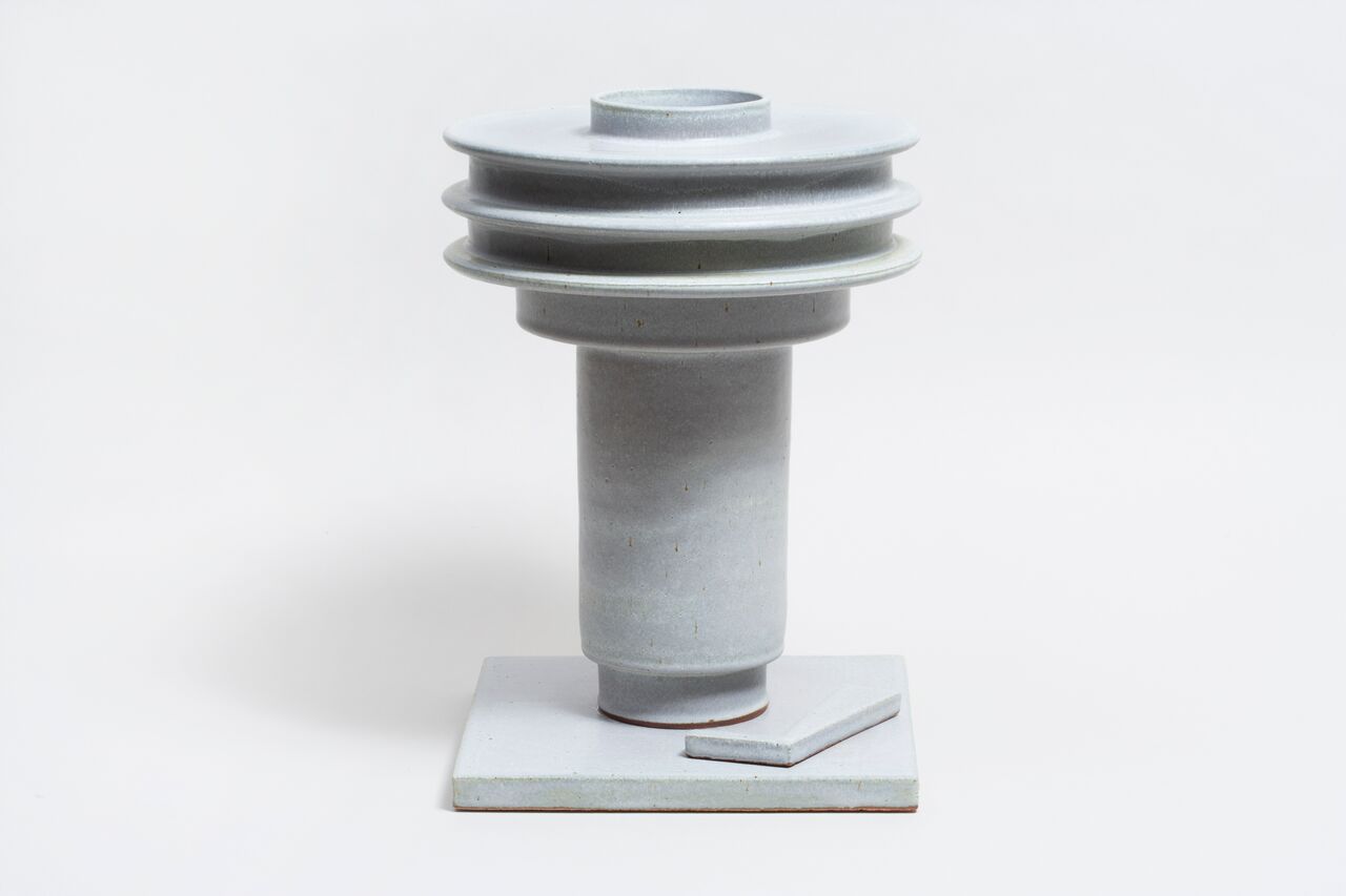 Tall Drum Vessel w/exterior Ribs and Parts