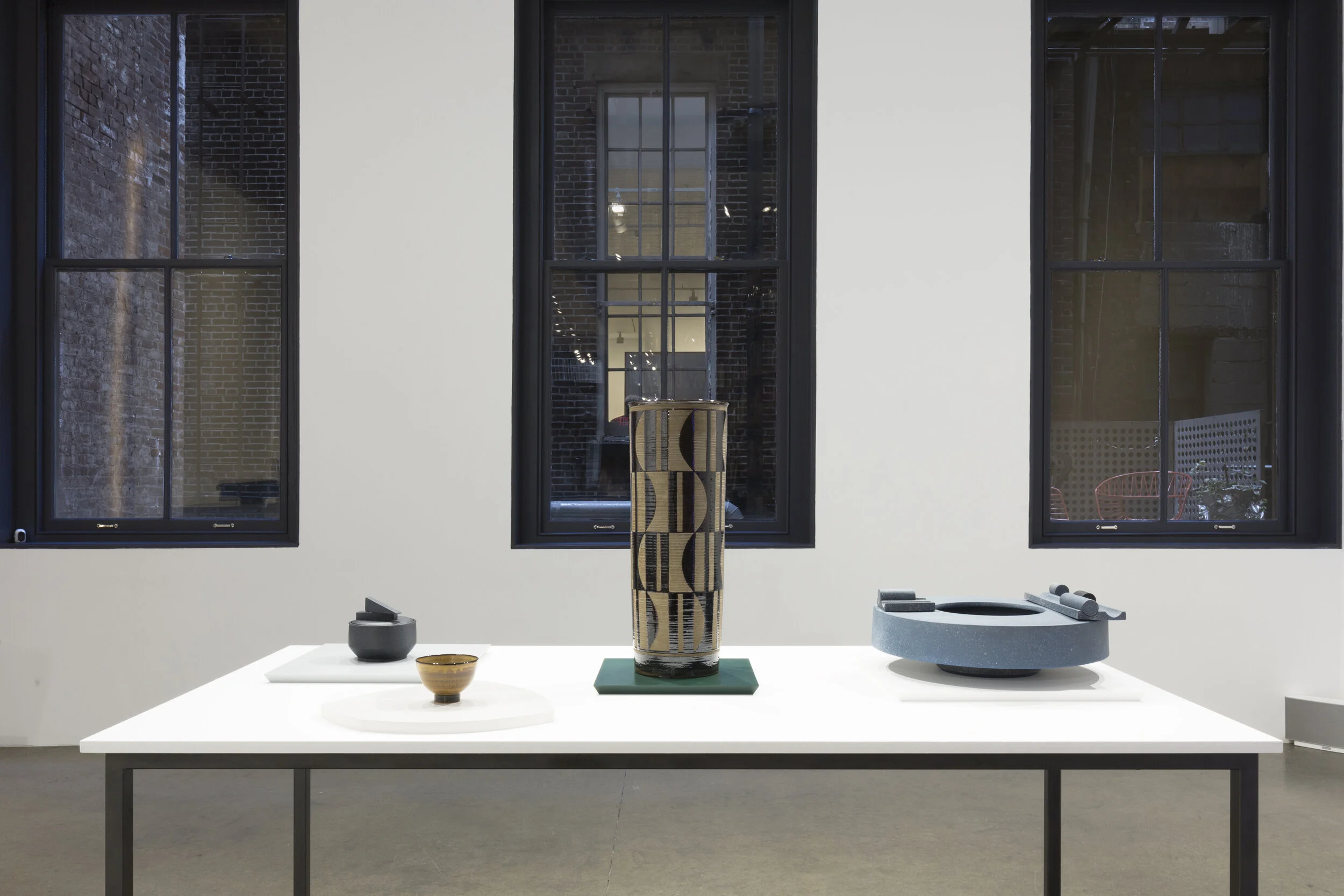 Turning Still: Historical and and Contemporary Ceramics by Ian McDonald and Maija Grotell Installation View Patrick Parrish Gallery, New York